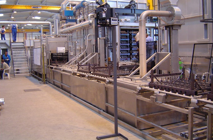 Vollautomatische Penetrieranlage Thyssen Krupp