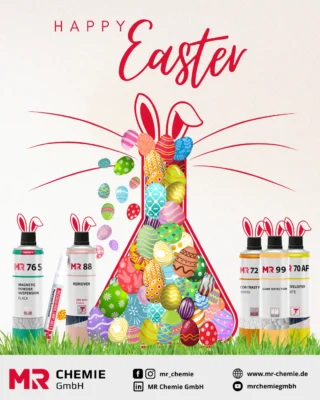 There is a special experimental set-up in our laboratory today: 

A test tube full of colorful Easter eggs! 🥚 Because science and Easter fun can be perfectly combined. 

Whether in chemistry or in everyday life - the right components make all the difference! We wish you an Easter full of beautiful moments, colorful surprises and, of course, a large portion of joy!

Happy Easter from the MR Chemie team! 🐰
_______________
In unserem Labor gibt es heute eine besondere Versuchsanordnung: 

Ein Reagenzglas voll mit bunten Ostereiern! 🥚Denn Wissenschaft und Osterfreude lassen sich perfekt kombinieren. 

Ob in der Chemie oder im Alltag – die richtigen Komponenten machen den Unterschied! Wir wünschen euch ein Osterfest voller schöner Momente, bunter Überraschungen und natürlich einer großen Portion Freude!

Frohe Ostern wünscht euer Team von MR Chemie! 🐰

#happyeaster #easterchemistry #mrchemie #colorfulreactions #egghuntinthelab #easter #easterjoy #egghunt