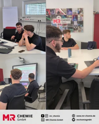 At MR Chemie, promoting young talent is more than just a buzzword: our trainees are currently taking part in the Digiscouts® project and are working independently on a digital solution for our company - from the initial idea to practical implementation. 💡💻

The focus is on digitalization potential, sustainable innovations and strengthening personal skills - in line with the “dual transformation”. 

The project is supported by "Wirtschaftförderung Kreis Unna“ (local economic development agency), the „RKW Kompetenzzentrum“ (german center for SME support and innovation) and other strong partners. We look forward to actively promoting the skilled workers of tomorrow together with other companies from the region.

We are looking forward to the results - and are already proud of the commitment and creativity of our trainee team! 
__________

Bei MR Chemie ist Nachwuchsförderung mehr als nur ein Schlagwort: Unsere Auszubildenden nehmen aktuell am Projekt Digiscouts® teil und arbeiten eigenständig an einer digitalen Lösung für unser Unternehmen – von der ersten Idee bis zur praktischen Umsetzung. 💡💻

Im Mittelpunkt stehen Digitalisierungspotenziale, nachhaltige Innovationen und die Stärkung der persönlichen Kompetenzen – ganz im Sinne der „Dualen Transformation“.

Das Projekt wird begleitet von der Wirtschaftsförderung Kreis Unna, dem RKW Kompetenzzentrum und weiteren starken Partnern. Wir freuen uns, gemeinsam mit anderen Unternehmen aus der Region die Fachkräfte von morgen aktiv zu fördern.

Wir sind gespannt auf die Ergebnisse – und schon jetzt stolz auf das Engagement und die Kreativität unseres Azubi-Teams! 

#mrchemie #digiscouts #digitalsolutions #traineeproject #motivation #digitalization