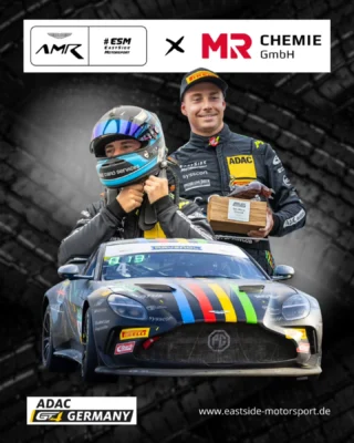 Safety and performance go hand in hand – EastSide Motorsport X MR Chemie

In motorsport, every detail counts – which is precisely why we are delighted about our new partnership with @eastside_motorsport

For over ten years, the team has stood for passion, precision and maximum commitment. In the coming season, EastSide will be competing in the ADAC GT4 Germany series as part of the DTM with an Aston Martin Vintage AMR GT4 Evo – with the clear goal of fighting for podium places in every race.

As a sponsor and technical partner of the team, MR Chemie GmbH contributes its expertise in non-destructive material testing: our surface crack detection agents (MR® NDT Materials) detect the smallest material defects at an early stage before material failure occurs – a decisive factor for safety on the race track. In addition, our 3D scanning sprays (REFLECON®) are used for the precise laser 3D measurement of vehicle parts and the recording and optimisation of geometries to be restored. For maximum precision – and a vehicle that performs in every situation on the race track.

We look forward to thrilling racing action, the smell of rubber in the air and the roar of engines – and to a fruitful partnership that brings as much passion as it does performance. Cheers to a strong 2026 season!