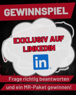 Fachwissen gefragt – Gewinnspiel läuft auf LinkedIn!

Kennt ihr euch mit fluoreszierender Eindringprüfung aus? Dann haben wir gerade eine spannende Fachfrage für euch.
 
Auf unserem LinkedIn-Profil läuft aktuell ein MR® Fachquiz rund um normgerechte Prüfbedingungen – inklusive Gewinnchance auf ein exklusives MR®-Produktpaket.

Die Quizfrage und Teilnahme gibt es ausschließlich auf LinkedIn.
Schaut vorbei, macht mit und testet euer Fachwissen!

🗓 Teilnahmezeitraum: 26.02.2026 – 06.03.2026
📍 Teilnahme ab 18 Jahren mit Wohnsitz in Deutschland
🔗 Den direkten Link findet ihr in den Kommentaren.